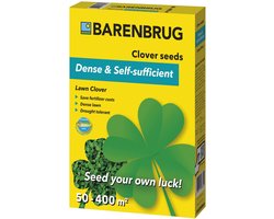 Barenbrug klavergazon 0,5kg - Lawn Clover - Creëer een zelfvoorzienend gazon - Geschikt voor 50-400m² (afhankelijk van toepassing) - Samenstelling: 100% witte klaver (Trifolium repens)