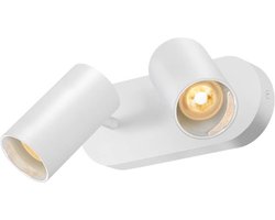 SLV Asto Aluminium Spot Wit | Geschikt voor 2x GU10.