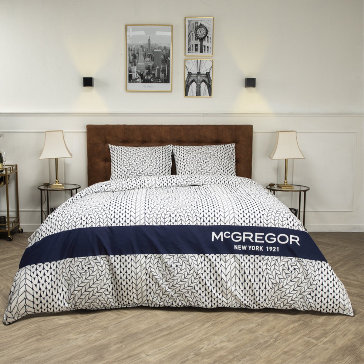 McGregor Roosevelt - Blauw Dekbedovertrek