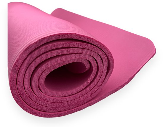 Padisport Yoga Mat Roze - Fitness Mat Extra Dik - Yoga Mat Extra Dik - Pilates Mat - Dikke Yogamat - Yoga Mat Anti Slip - Yoga Matje - Yoga Mat Dik - Sport Mat - Sport Matje Fitness
