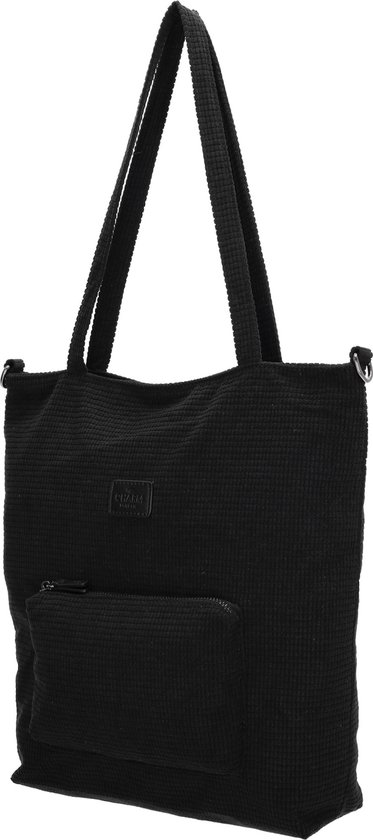 Cabas Charm London Valley - Zwart