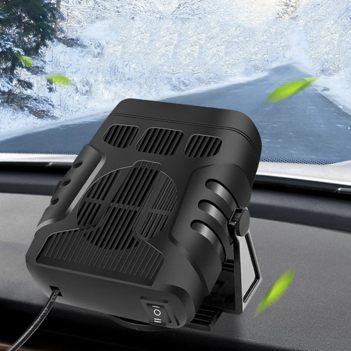 600-800W 2 Gat Auto Heater Fan Elektrische Kachel Auto