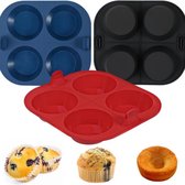 2 Moules à Muffins Silicone Pour Air Fryer - 7 Cavités, Résistant 230°C, Facile à Nettoyer