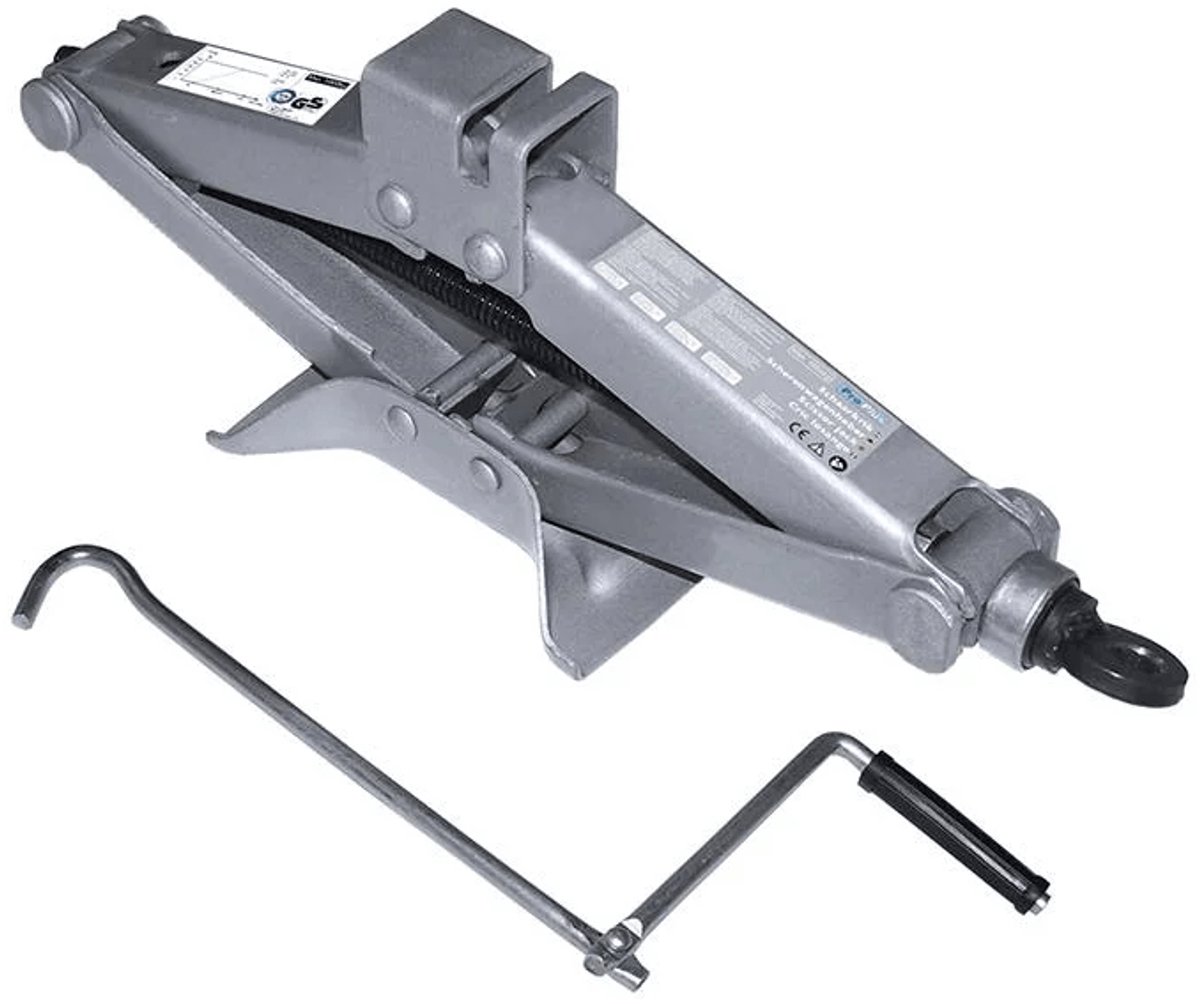 VCTparts® Schaarkrik met Handslinger Grijs - 1 ton