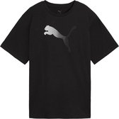 T-shirt graphique décontracté de Puma en noir.