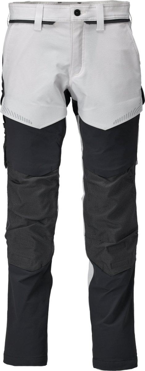 Mascot Customized Broek met kniezakken 22379-311 - wit/steengrijs - C46 - 76