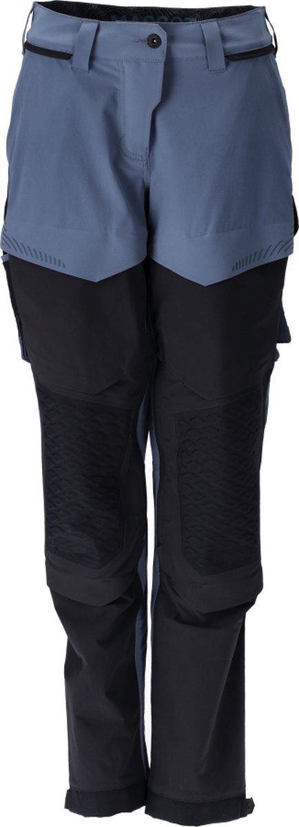 Mascot Customized Broek met kniezakken 22278-605 - steenblauw/donkermarine - C52 - 76