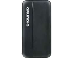 Grundig Powerbank 20000 mAh – Externe Batterij Powerbank voor iPhone en Android – Universele Externe Batterij met USB-C, Micro-USB en 2x USB-A – Oplader voor Smartphone en Tablet – Zwart
