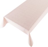 Tafelzeil New Dot Roze -  100 x 140 - Roze tafelkleed - Beschikbaar in verschillende maten - Geleverd in een koker