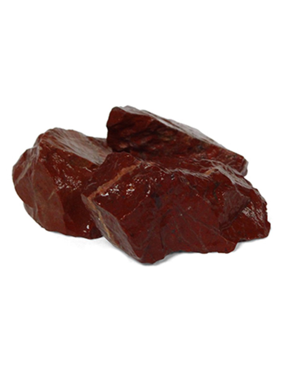 Ruben Robijn Jaspis rood Zuid-Afrika 250 gr. ruwe brokjes