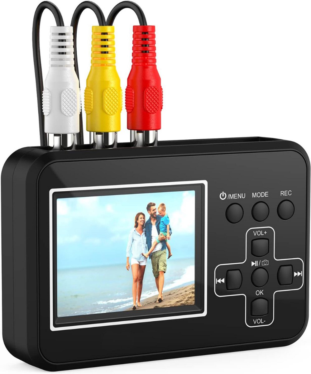 ApexArte® Vhs Videorecorder - Videobanden Digitaliseren - Vhs Speler