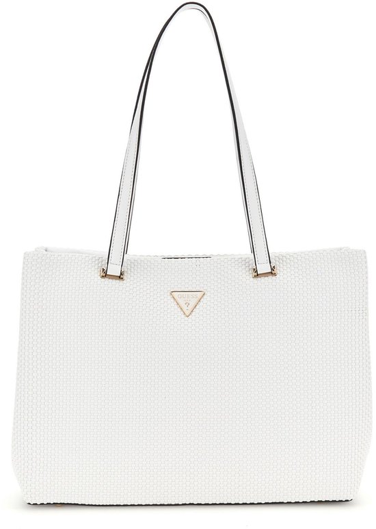 GUESS Sac shopper Sac à épaule Phaedra Tote Bag White Blanc