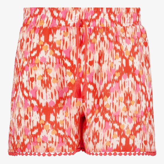 Short fille TwoDay imprimé rose orange - Taille 146/152