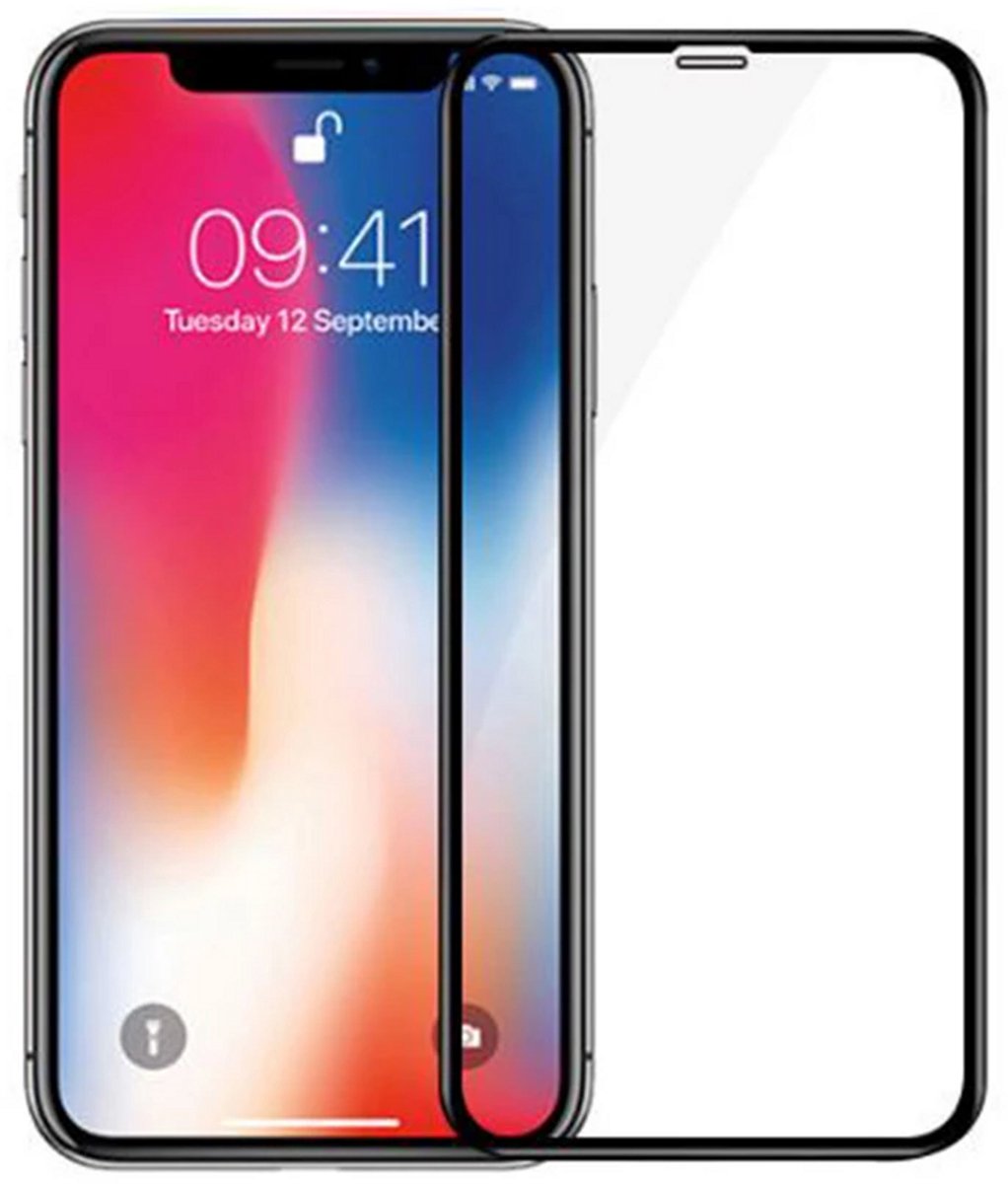 DrPhone iPhone XS MAX Glas - Tempered Glass 3D – Volledige Dekking - Schermbeschermer - Gehard Glas