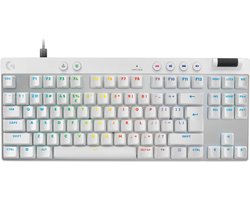Logitech G Pro X TKL Rapid - Bedrade Gaming Toetsenbord - Qwerty US - Wit