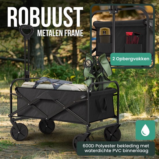 Luvego Opvouwbare Bolderkar 80KG Draagkracht