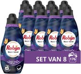 Bol.com Robijn Klein & Krachtig Classics Vloeibaar Wasmiddel - Black Velvet - 8 x 22 wasbeurten - Voordeelverpakking aanbieding