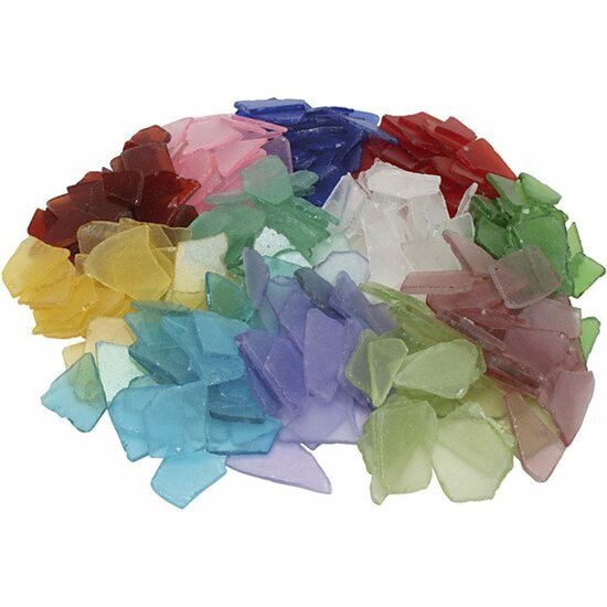 Glasmozaïek - Decoratief Mozaïek - DIY Mozaïekmateriaal - Hobby Glasmozaïek - Mozaïek Voor Creatieve Decoraties - Knutselmateriaal Voor Mozaïekwerk - 3kg