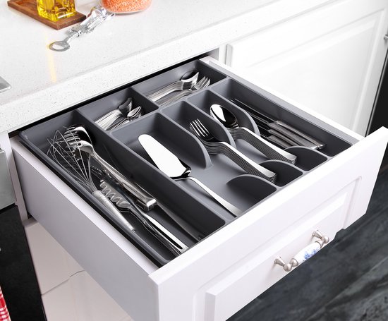 Zilverwerk Organizer Lade Organizers Deksel Zilverwerk Lade Voor Lade Bestek Organizer Opslag Bestek Gebruiksvoorwerp Organizer Opberglade voor Messen Vorken Lepels