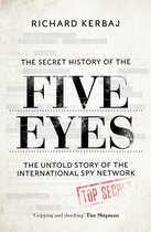 Boek 'Five Eyes: The Secret History of the Five Eyes' met een grote rode stempel 'TOP SECRET'.