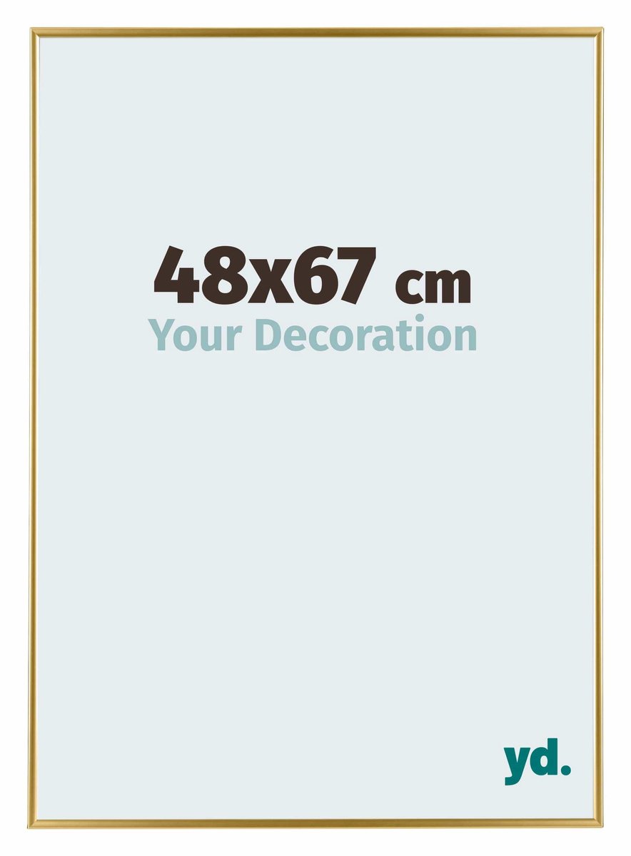 yd. Your Decoration - Fotolijst 48x67 cm - Kunststof - Goud - Evry