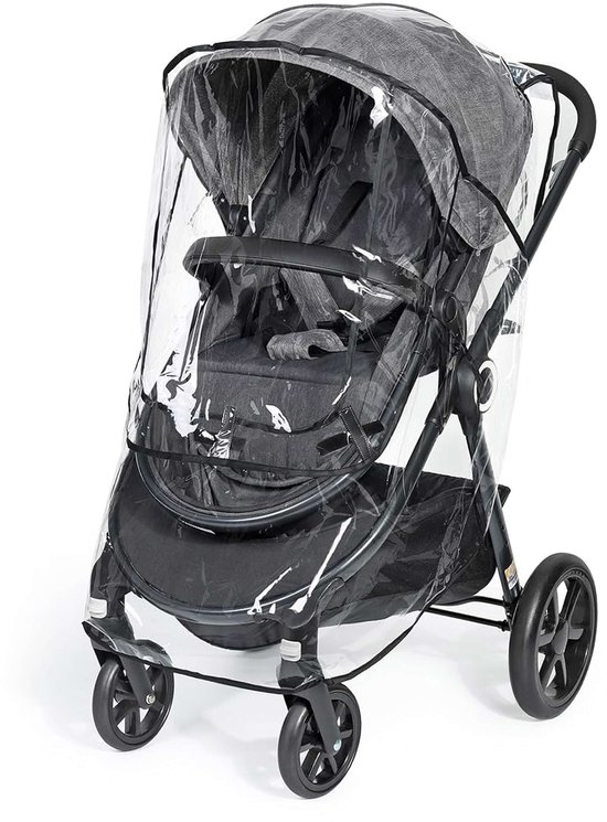 Qwali Regenhoes Kinderwagen Universeel - Wandelwagen - Regenhoes Buggy - Kinderwagen Accessoires