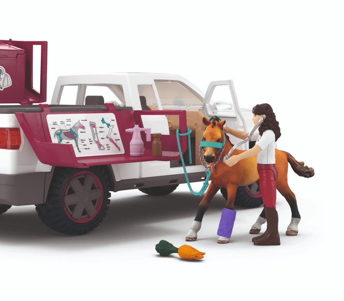 schleich HORSE CLUB - Mobiele dierenarts met aanhanger - 42704 — afbeelding 10