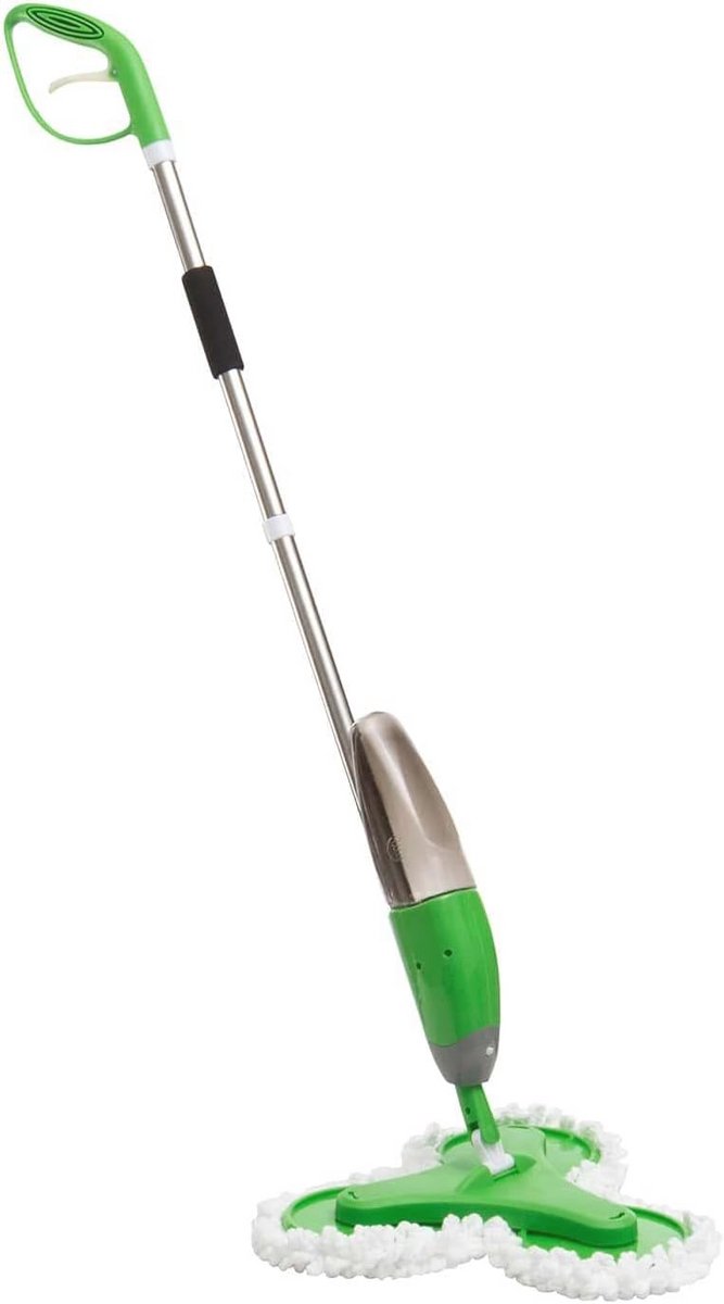 Triple mop met sproeier - Efficiënt en eenvoudig vloeren reinigen met drievoudige kop
