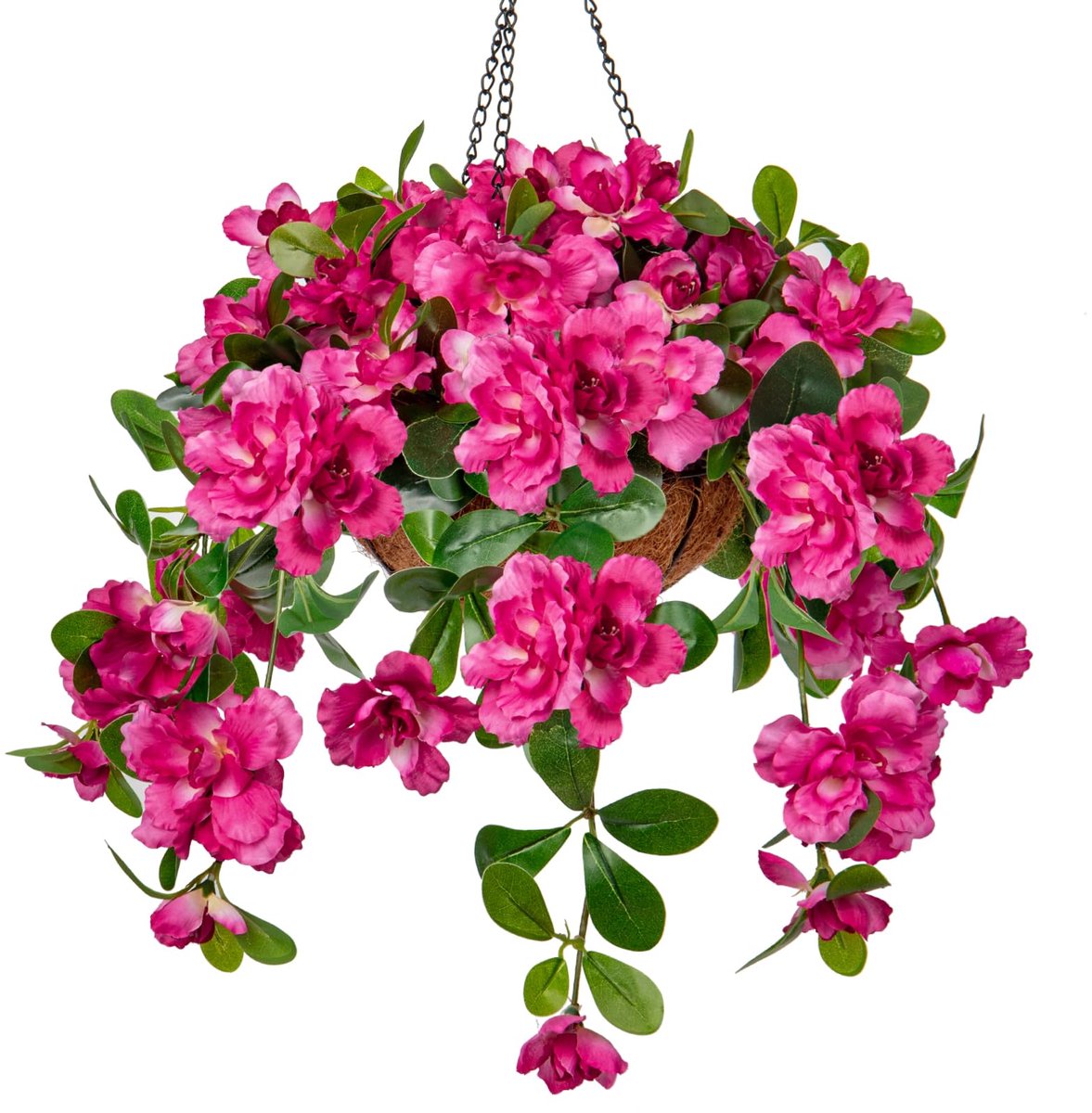 Unyqoos ® Realistisch Uitziende Hangende Kunstplanten Met Bloemrijke Details Voor Interieurdecoratie roze