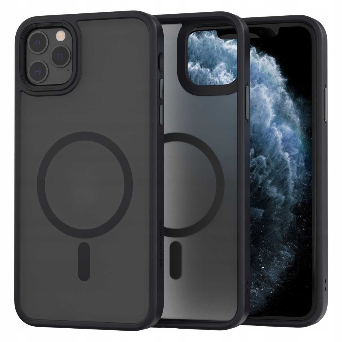 Spacecase Hybride Case Voor Iphone 11 Pro Zwart Voor Magsafe
