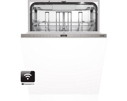 ETNA VW342HCP - Inbouw vaatwasser 60 cm - Zilvergrijs - ConnectLife - 16 couverts - Flexibele besteklade - 7 programma’s - Nachtprogramma