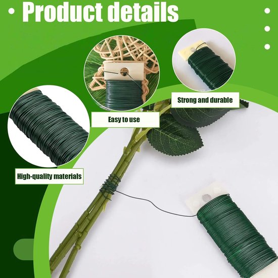 Fil De Fleur Fil à Bricoler Fil De Reliure 300 Mètres Fil