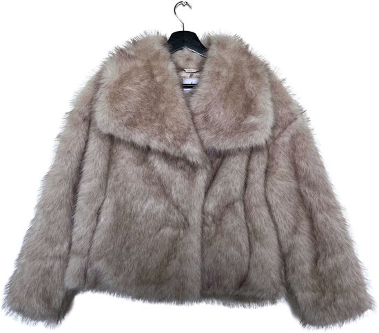 Wholsale JK102Y chique roze jas van imitatiebont - winterse elegantie voor dames voor je winkel
