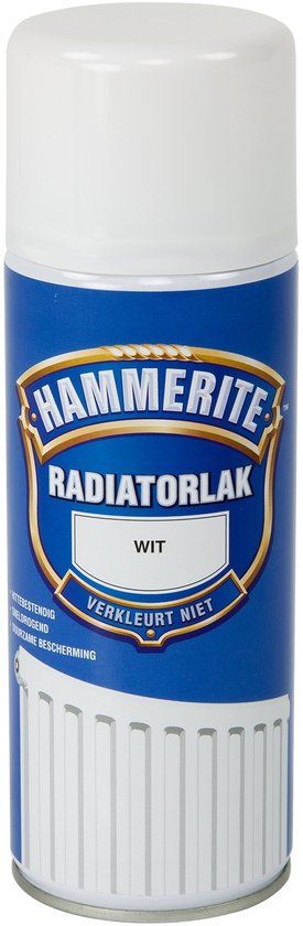 Hammerite Radiatorlak Wit 400Ml
