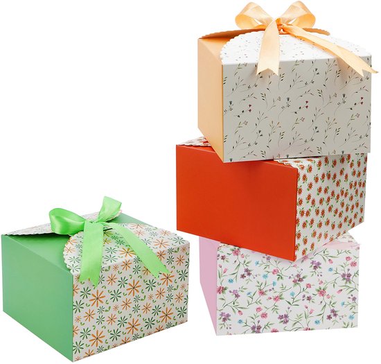 Belle Vous Bruin Papier Hobby Enkele Bakkerij Gebak Doosjes Met Raam En Handvat 50 Pak 939 X 939 X 1066 Cm Wegwerp Verpakking Doosjes Koekjes Cupcakes Deserts Taartj