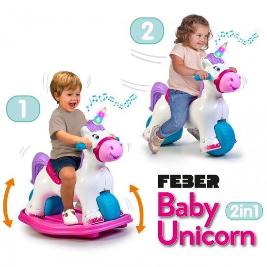 Feber Baby Unicorn Loopauto van Feber — afbeelding 2