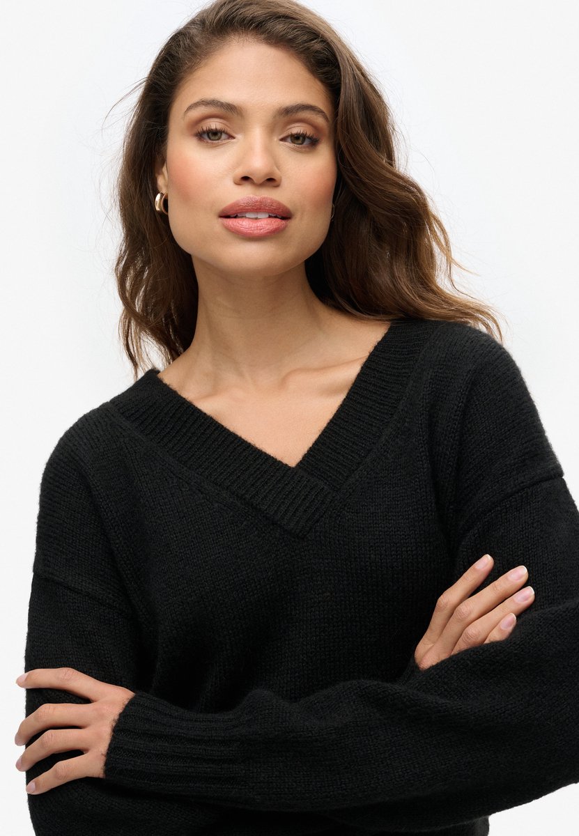 Superdry - Essential trui met V-hals - Dames - Sweaters
