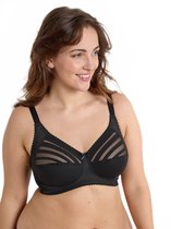Soutien-gorge à armatures en tulle rayé