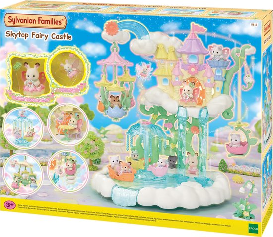 Sylvanian Families 5815 Hemels prinsessenkasteel inclusief 2 FLUWEELZACHTE speelfiguren