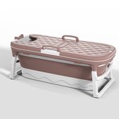 Simple Fix XL Opvouwbaar Bad 157 cm - Zitbad ook geschikt als IJsbad - Ligbad voor Volwassenen & Kinderen - Inklapbaar - Capaciteit 270 L - Extra lang - Roze