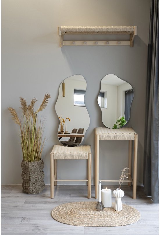 DarHaus Keukenachterwand, spatbescherming van gehard glas, 60 x 65 cm, decoratief glas met zelfklevend plakband, glazen achterwand, decoratie keuken