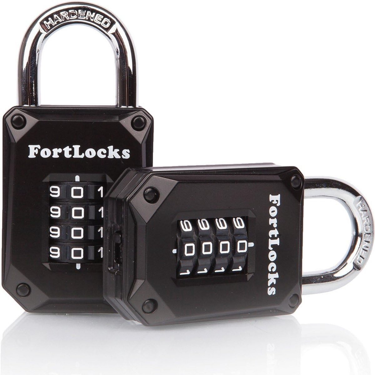 Sturdy 4 Digit Combination Lock - Black