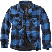Brandit Jacke Lumberjacket en noir/ Blue-7XL