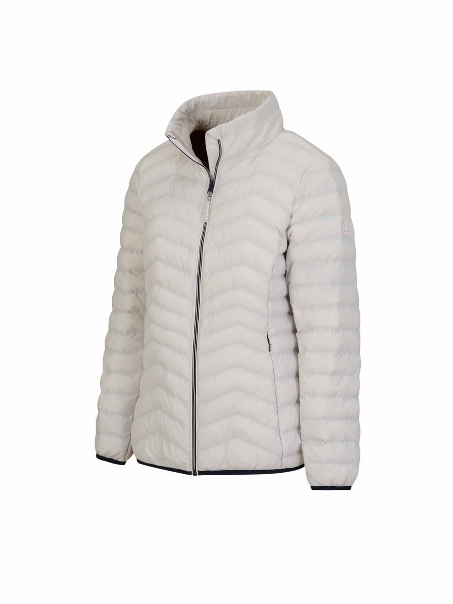 BJØRNSON Liva Stepjack Zomerjas Dames Winddicht – Offwhite Wit