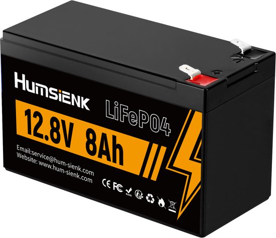 12V 200Ah LiFePO4 Lithiumbatterij,2560Wh Lifepo4 Accu,Diepe Cyclus