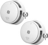 Bol.com SAVS S10-W Draadloos koppelbare rookmelder - 2 Rookmelders - LinkSmart® - 10 jaar batterij - Optioneel WiFi - Infrarood ... aanbieding