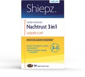 Shiepz Nachtrust 3 in 1 Hooggedoseerd - Slaapformule die op 3 manieren de slaap ondersteunt - 30 vegan liquid caps