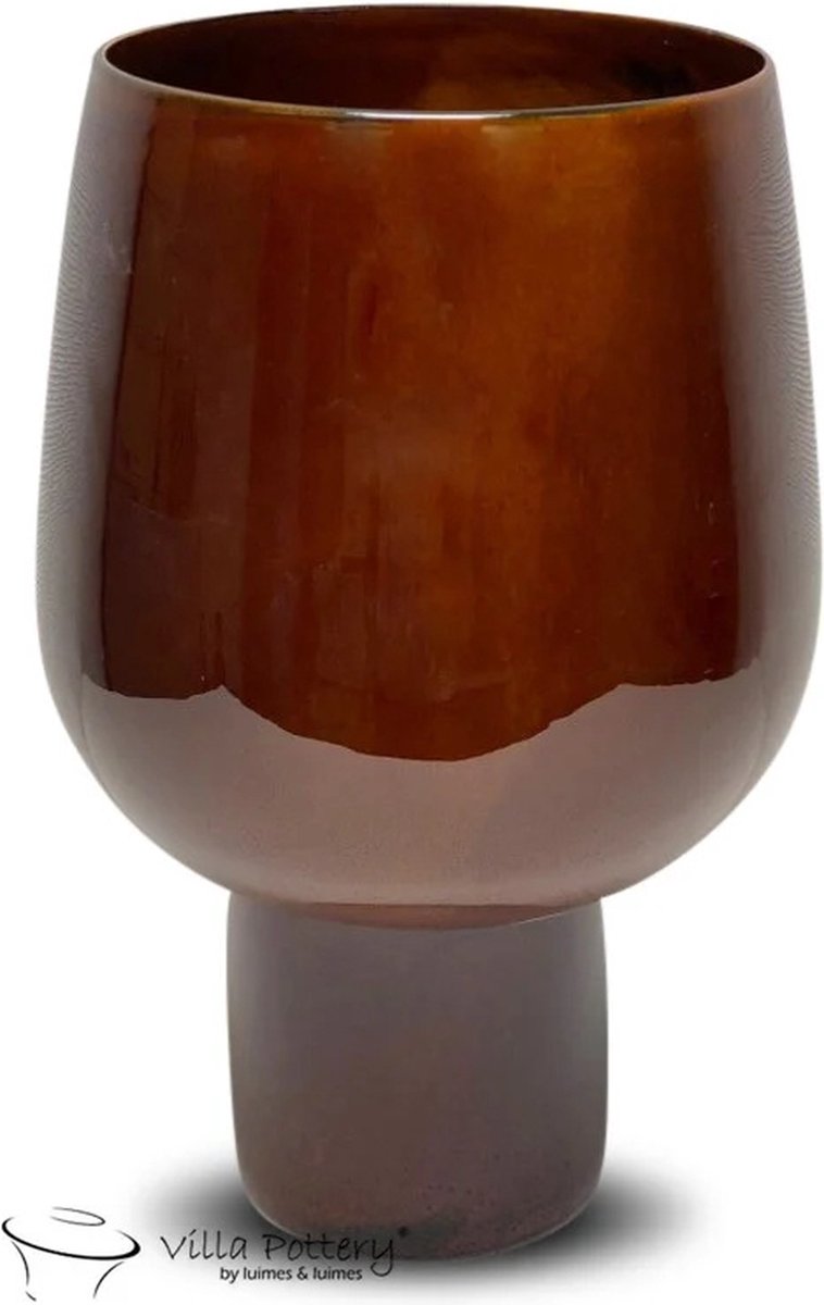 Villa Pottery Morocca Vaas Bruin 16 x 17 x 30