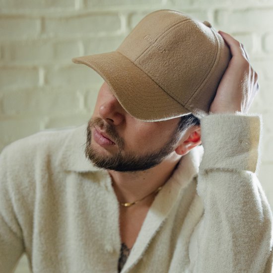 Courier Atelier Wool Cap Light Camel - Casquettes en laine - Casquette - Casquette de baseball Hommes - Snapback - Casquette - Casquette en laine Hommes - Casquette en laine Femmes - Casquettes Hommes