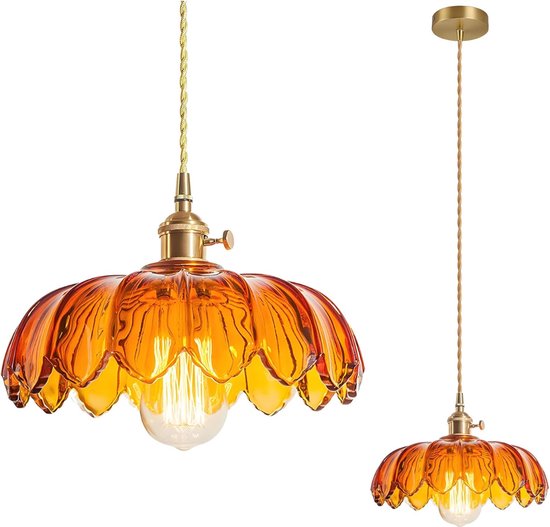 Hanglamp Vintage Industriële Kroonluchter Retro E27 Plafondlamp voor